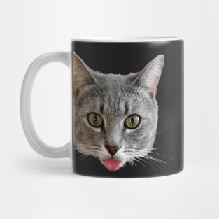 Baxter - Cat with Tongue Stuck Out Mug
